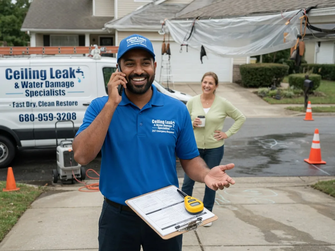 Ceiling Leak Cleanup Lazbuddie, TX FAQs